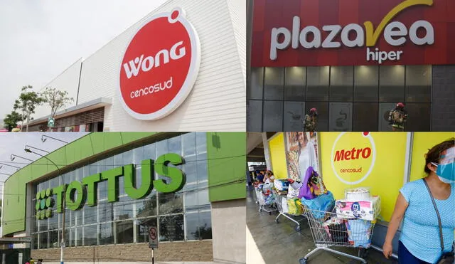 Los principales supermercados de la capital del Perú. Foto: composición LR/Perú Retail/La República