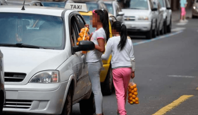 Menores de edad son explotados, en algunos casos, por sus propios padres o terceras personas. Foto: La República