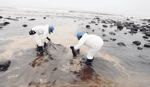 El 15 de enero de 2022, Repsol derramó más de 11.000 barriles de petróleo en el mar de Ventanilla. Foto: La República/difusión