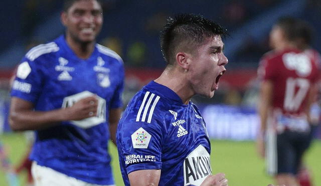 Los azules sacaron una importante victoria como visitantes. Foto: Millonarios