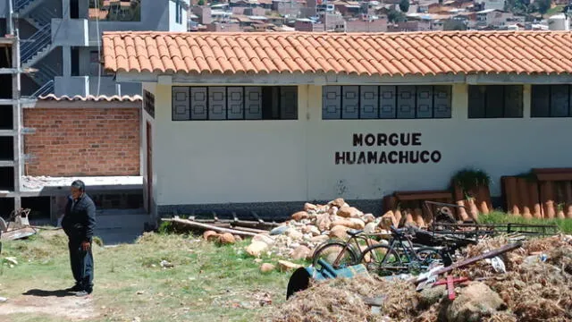 Cuerpo de chofer fue llevado a la morgue de Huamachuco. Foto: Wamachuco News