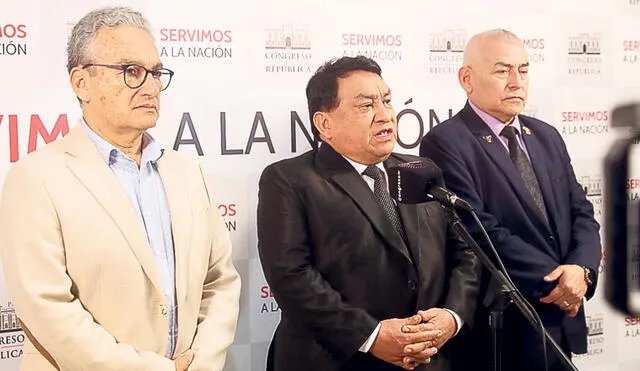 Bancanda de Podemos Perú, liderada por José Luna Gálvez, propone dificultar suspensión de congresistas. Foto: difusión