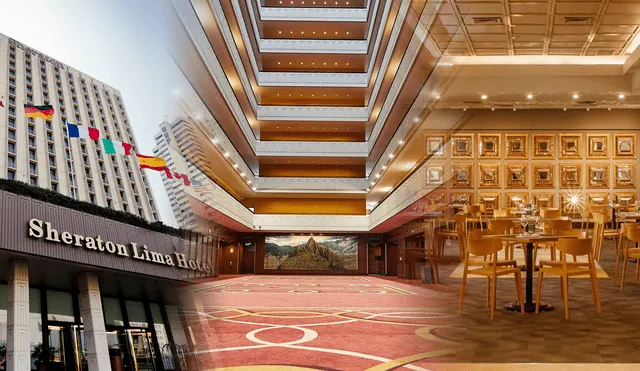 El hotel Sheraton de Lima fue inaugurado en la década del 70 y cuenta con su propio restaurante denominado Mariva. Foto: composición LR/hotel Sheraton/Cumbra
