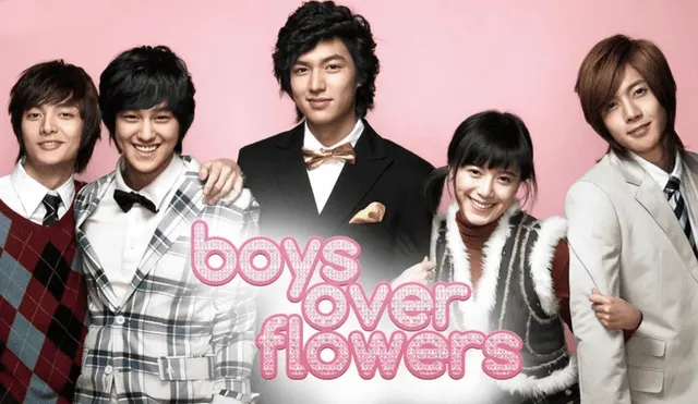Lee Min Ho y Go Hye Sun protagonizaron "Boys over flowers". Serie coreana estuvo basada en el manga japonés "Hana yori dango". Foto: KBS