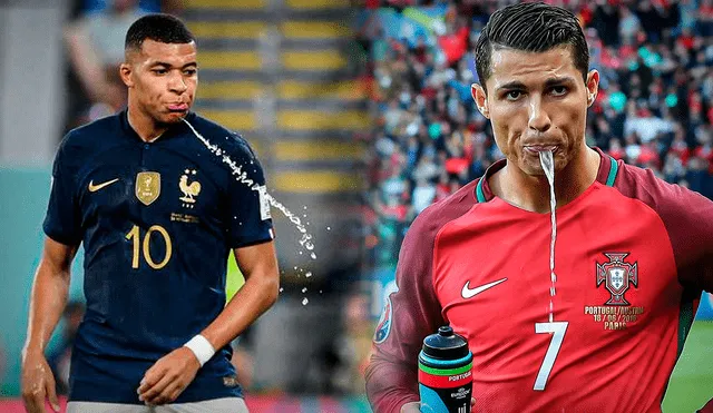 Cristiano Ronaldo, Kylian Mbappé y otros futbolistas practican el llamado “enjuague carbohidratado”. Foto: composición LR