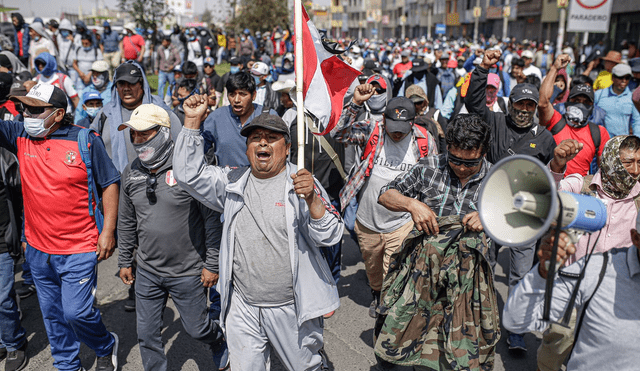 Protestas hoy en Arequipa e Ica. Foto: Rodrigo Talavera/ LR