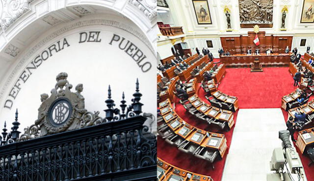 Defensoría pide al Congreso agendar el proyecto de adelanto de elecciones. Foto: composición LR/ Andina/ Congreso