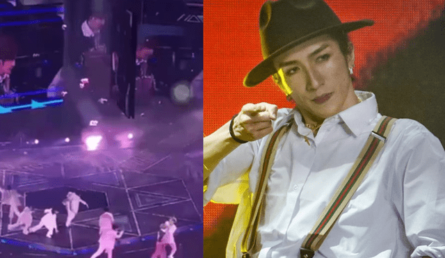 El bailarín Ah Mo corría el riesgo de quedar tetrapléjico luego de ser aplastado por una pantalla gigante en el concierto que MIRROR realizó en Hong Kong el 28 de julio. Foto: composición LR/Weibo/Instagram