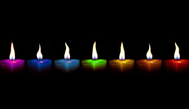 Cada vela empleada en los rituales cabalísticos de Año Nuevo posee un color y significado diferente. Foto: Las 40
