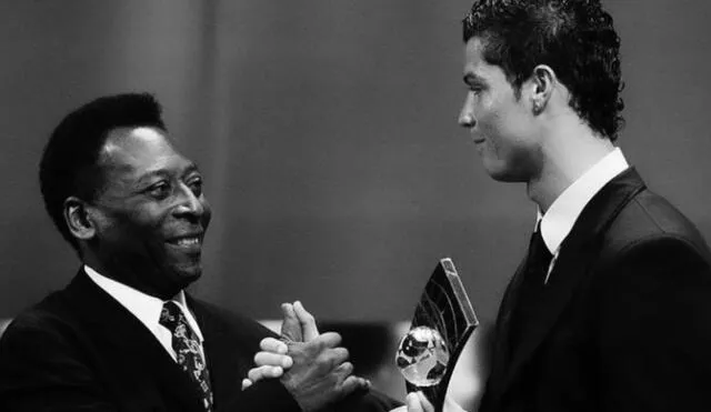 Cristiano Ronaldo y Pelé coincidieron en varias oportunidades en eventos ligados al fútbol. Foto: Instagram