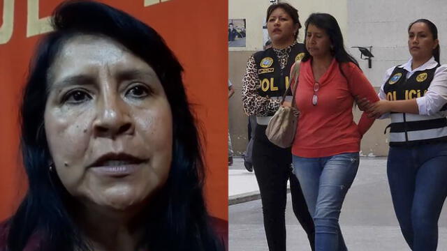 Rocío Leandro Melgar, 'camarada Cusi', fue trasladada de Ayacucho a Lima para las investigaciones correspondientes. Foto: composición LR/Soy Noticias/Deysi Portuguez/URPI-LR