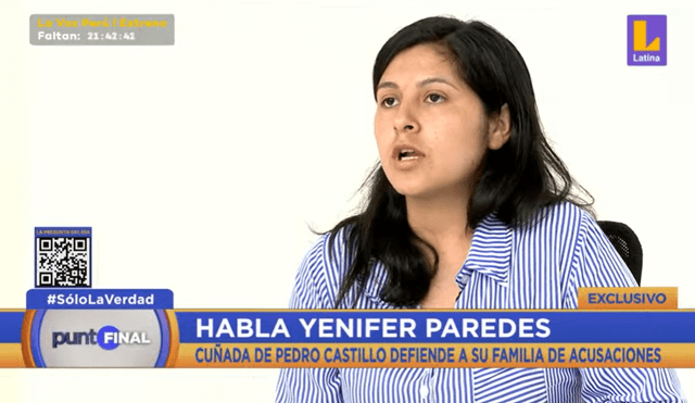 Yenifer Paredes no descartó incursionar en la política. Foto: captura Latina