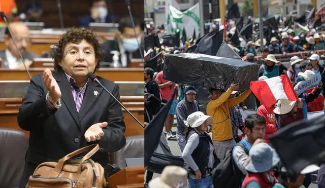 La parlamentaria revela que su propuesta busca salir de la crisis política. Foto: composición LR- Rodrigo Talavera