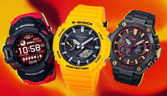 Los relojes G-shock de Casio son muy populares por su durabilidad. Foto: British GQ