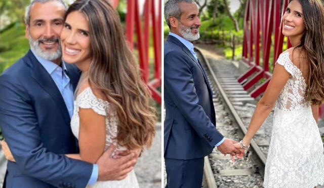Vanessa Tello se casó en una íntima ceremonia civil. Foto: Instagram