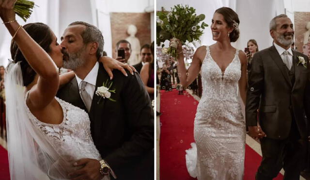 Vanessa Tello se casó por religioso el sábado 21 de enero en San Isidro. Foto: Instagram