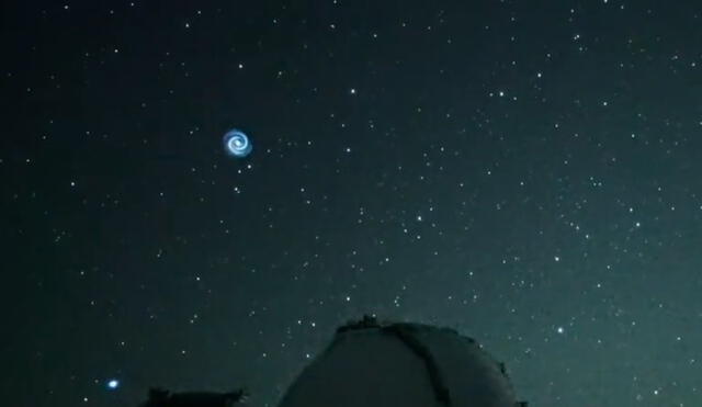 'Galaxia en miniatura' captada por el telescopio Subaru en Hawai. Foto: Telescopio Subaru