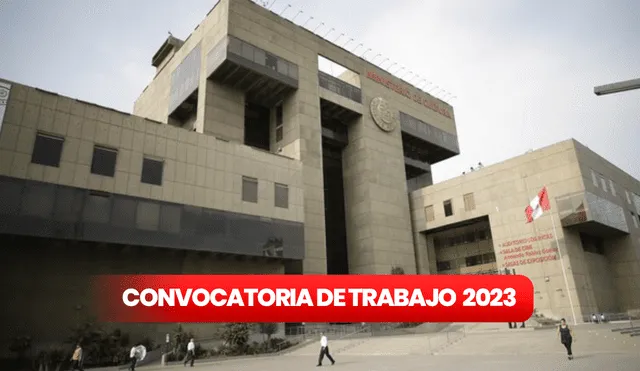 Convocatoria de trabajo 2023: Ministerio de cultura