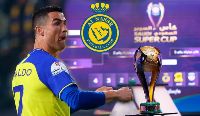 Cristiano Ronaldo jugará la Supercopa saudí con el Al-Nassr. Foto: composición LR / AFP / SAFF