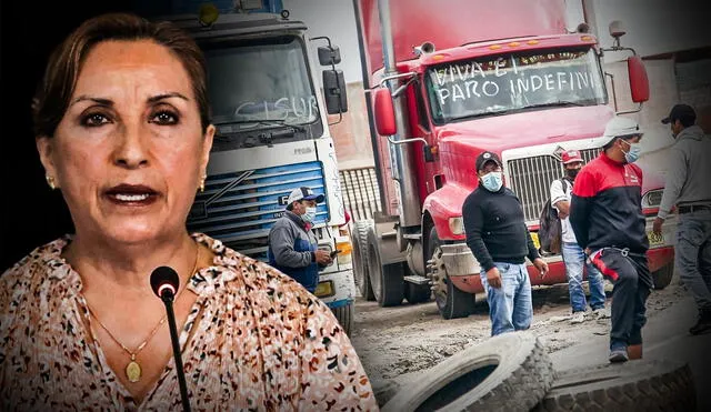 Camioneros de Arequipa le dan ultimátum a Dina Boluarte.