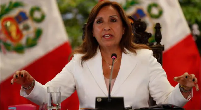 Presidenta Dina Boluarte dio mensaje a la Nación sobre las manifestaciones. Foto: GLR