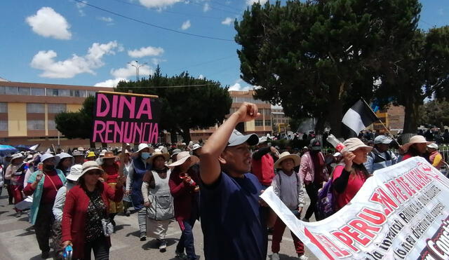 Protestas se acatan de manera indefinida en Puno. Foto: Kleber Sánchez/GLR