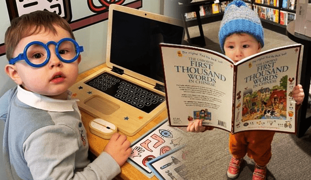 Teddy Hobbs aprendió a leer a los 2 años y ahora es conocido como un niño superdotado en su país natal. Foto: composición La República/BBC
