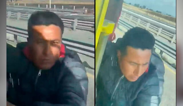 Intentó robar en un bus, pero chofer aceleró y ladrón quedó atrapado en la ventana al huir