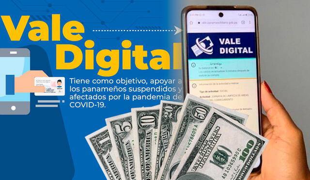 El Vale digital será ofrecido durante el mes de enero y febrero a miles de panameños. Foto: Gobierno de Panamá/ Universe/ composición LR