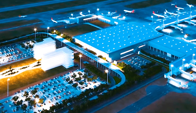 Las obras de ampliación del aeropuerto Jorge Chávez culminarán en 2025. ¿Cuánto se avanzó hasta la fecha?. Foto: captura Delta Arquitectura