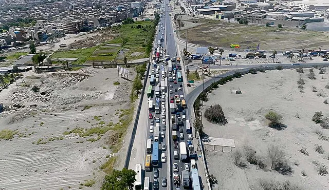 Situación. Así luce el cruce de Trapiche con la Panamericana Norte en horas de poco flujo. Foto: difusión