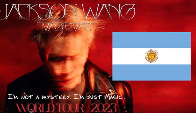 Jackson Wang en Argentina. Foto: composición LR/Team Wang