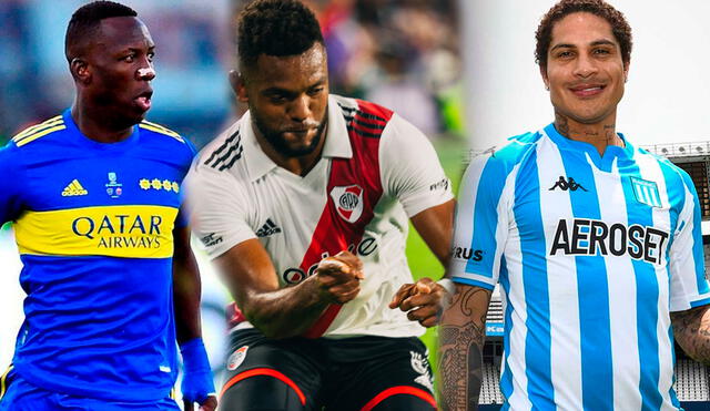 Esta temporada tres peruanos jugarán en el fútbol argentino. Foto: composición LR/AFP