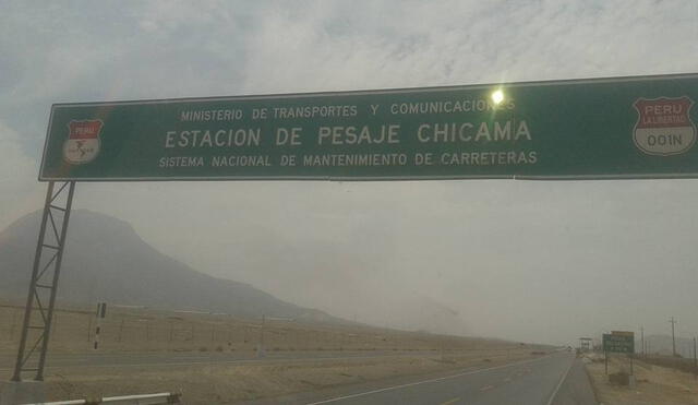 El accidente se produjo cerca al peaje de Chicama. Foto: Humberto de la Cruz