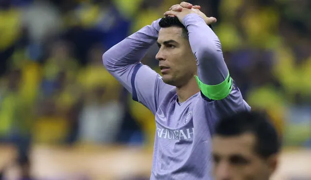 Cristiano Ronaldo no logró anotar con el Al-Nassr. Foto: AFP