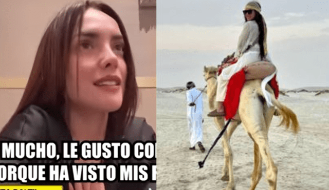 Rosángela Espinoza confirma que conoció a pretendiente árabe.