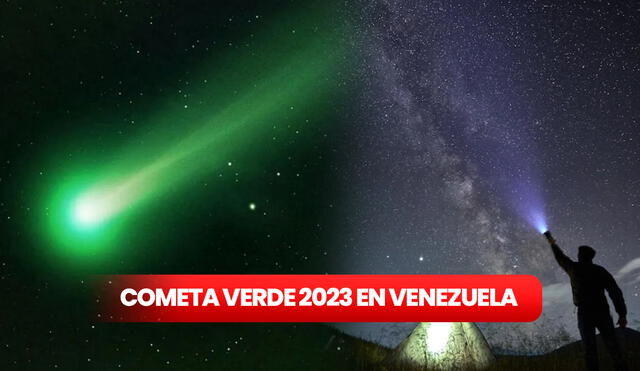 ¿Cuándo y cómo se podrá ver el cometa verde en Venezuela? AQUÍ te lo contamos. Foto: composición LR/ Marca/ Freepik