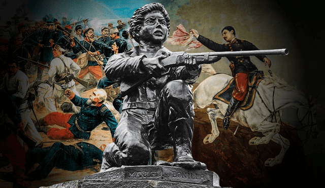 Estatua de Manuel Bonilla en Miraflores. Foto: composición LR/difusión