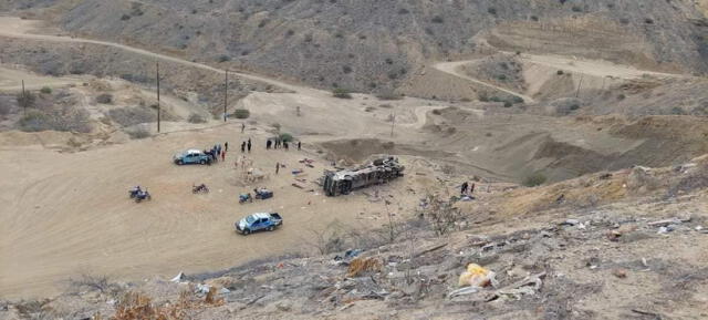 Trágico accidente  en Talara deja a 25 muertos. Foto: Billy Junior/Facebook/difusión