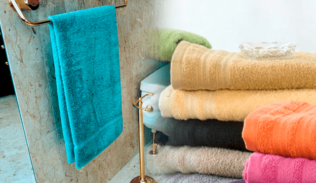 Cambiar las toallas de baño cuando corresponde es bueno para la salud y la higiene personal. Foto: composición La República/Getty Images/Confecciones Gamarra Lima