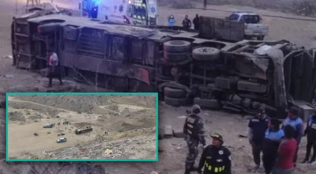 Caída de bus a abismo en Talara dejó un total de 26 fallecidos. Foto: difusión
