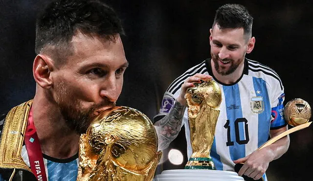 Lionel Messi anotó dos goles en la final del Mundial Qatar 2022. Foto: composición LR/AFP