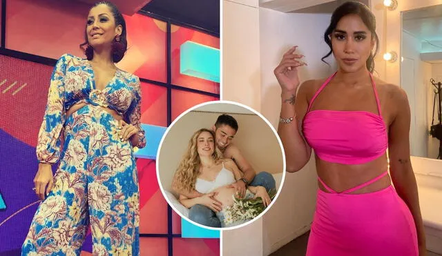 Karla Tarazona hace broma a Melissa Paredes con el nacimiento de la segunda hija de Rodrigo Cuba.