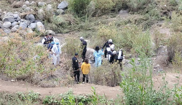 Cuerpo de menor fue hallado cerca al cauce del río Socabaya. Foto: Leonela Aquino/URPI-LR