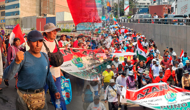 Protestas en Lima. Foto: composición LR / Daysi Portuguez / URPI -LR / María Pía Ponce / URPI - LR