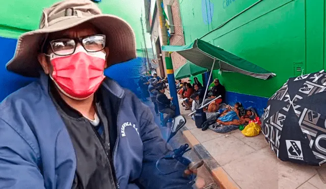 Ciudadanos con discapacidad acampa por un balón de gas desde hace días en Cusco