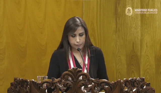 Fiscal Patricia Benavides sobre caso Cuellos Blancos. Foto: Captura de pantalla