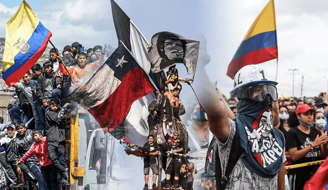 Protestas en Latinoamérica