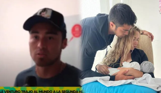 Rodrigo Cuba se muestra feliz por el nacimiento de su hija con Ale Venturo. Video: Willax TV