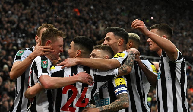 Newcastle enfrentará al ganador del Manchester United vs. Nottingham Forest. Foto: AFP